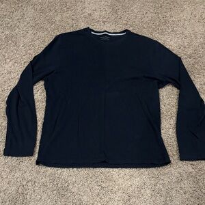 EUC Banana Republic Long Sleeve Dark Navy Fitted Crew